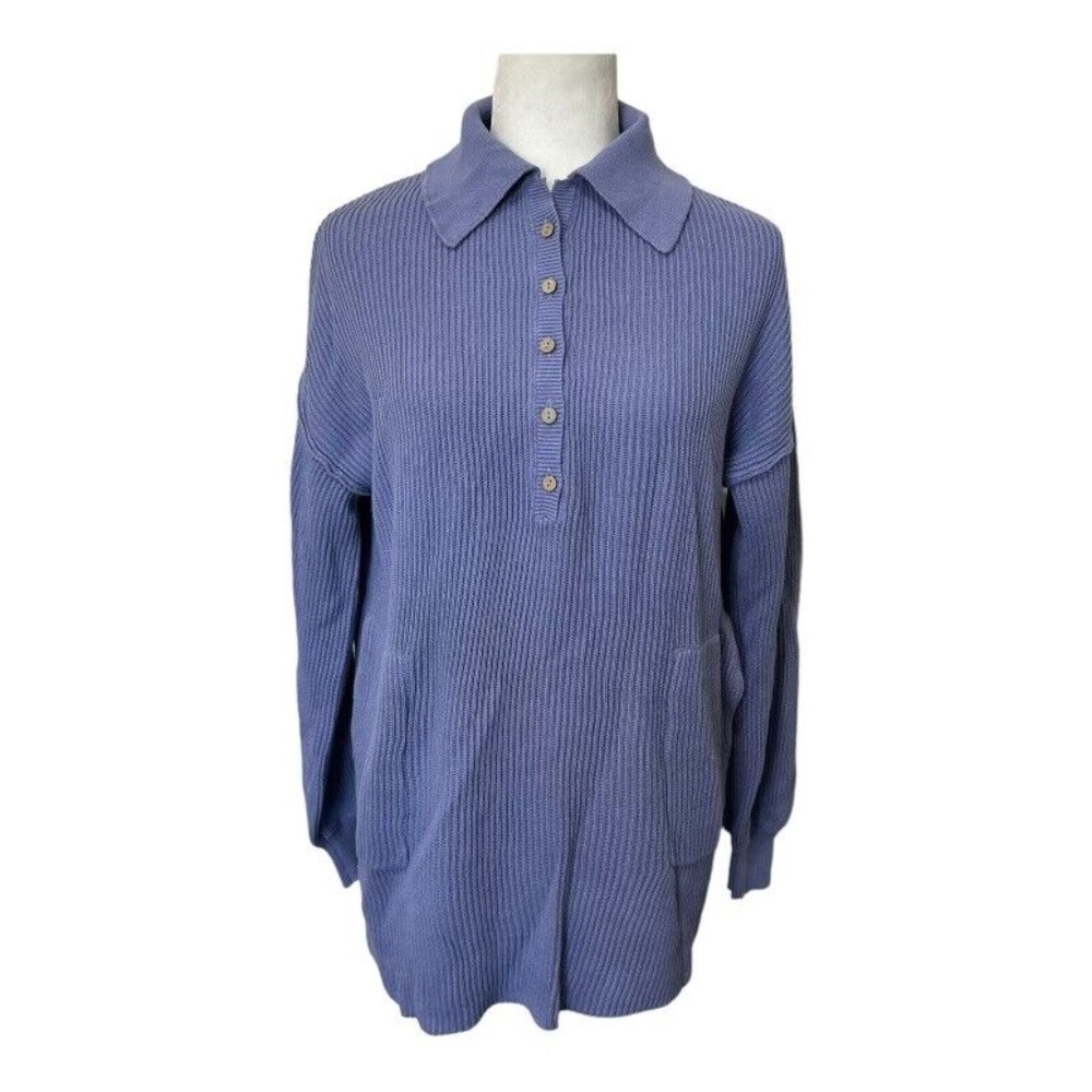 Free People Beach 100% Cotton Long Sleeve Sweater Dress SZ XS NWT $79